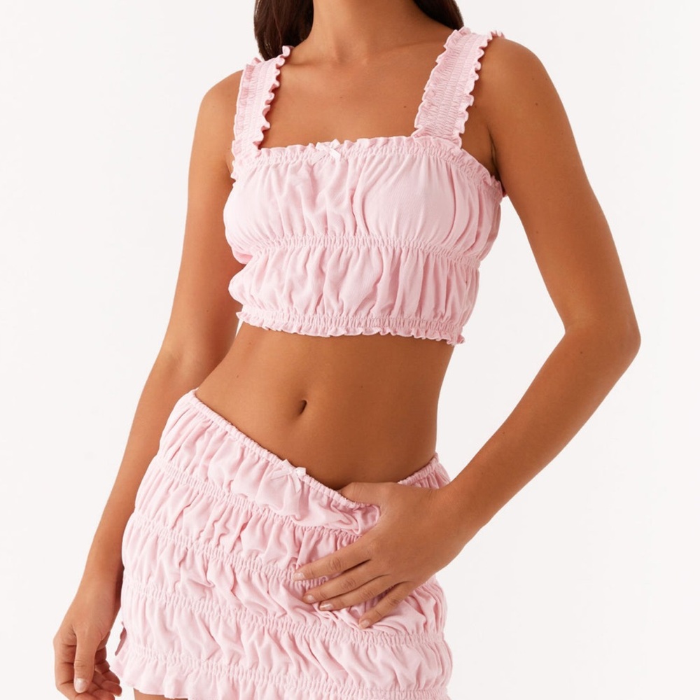 Peppermayo Pink Skirt Set